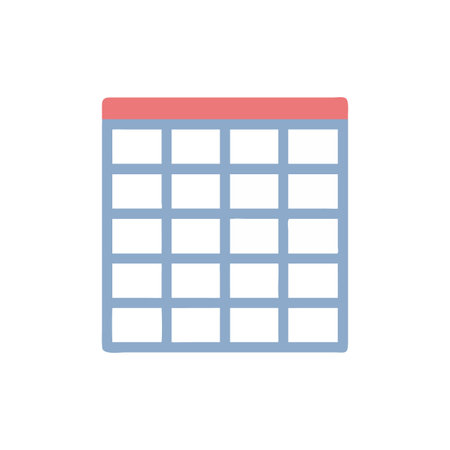 Educational Grid Paper Iconのイラスト素材