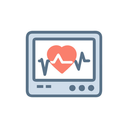 Educational Heart Monitor Icon