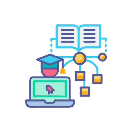 Icon for Self-Directed Learningのイラスト素材