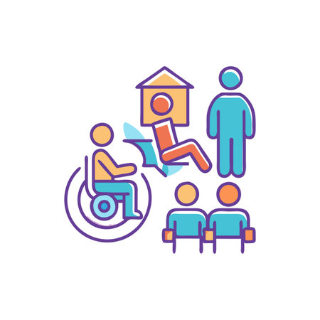Icon for Diverse Educational Practicesのイラスト素材