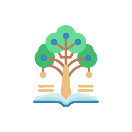 Knowledge Tree Concept Iconのイラスト素材