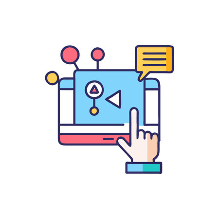 Creative Interactive Learning Designのイラスト素材