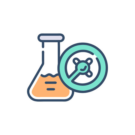 Lab Safety Concept Iconのイラスト素材