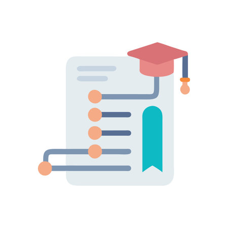 Distinctive Learning Roadmap Representationのイラスト素材