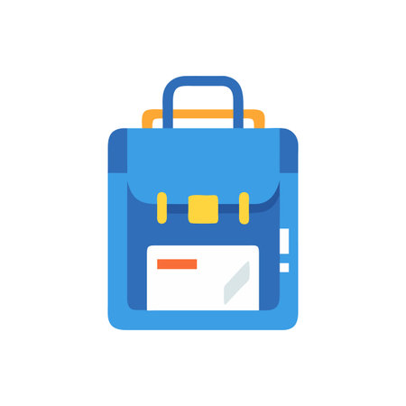 Creative Learning Bag Design Iconのイラスト素材