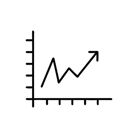 Distinctive Line Graph Representationのイラスト素材