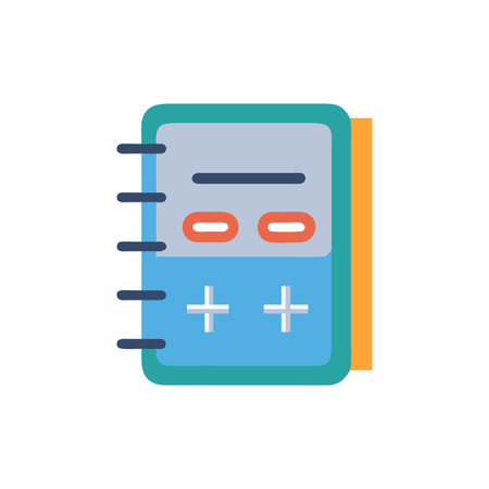 Resource Journal Icon for Math Educationのイラスト素材