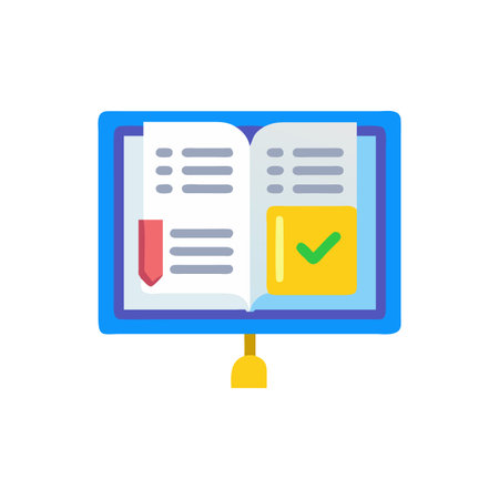 Icon for Open Lessons and Curriculumのイラスト素材