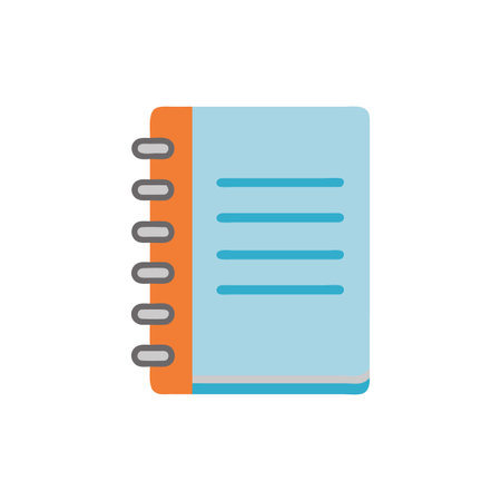 Icon for Spiral Notebooks and Note-Takingのイラスト素材