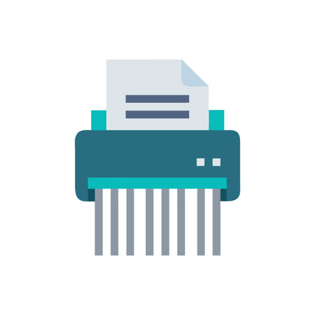 Document Shredder Icon for Privacyのイラスト素材