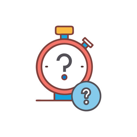 Timer Icon for Quizzes and Testsのイラスト素材