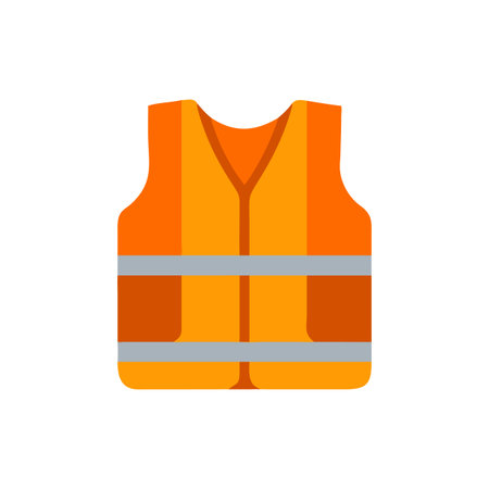 Reflective Vest Icon for Safetyのイラスト素材