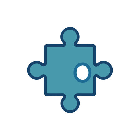 Icon for Puzzle Pieces and Gamesのイラスト素材