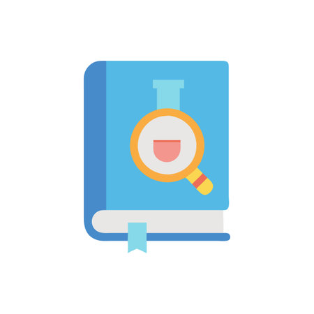 Icon for Research Books and Studiesのイラスト素材