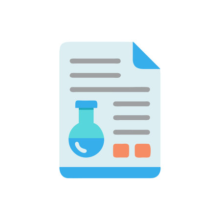 Research Report Icon for Studiesのイラスト素材