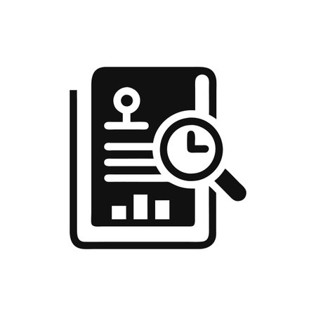Report Icon for Research Evaluationのイラスト素材