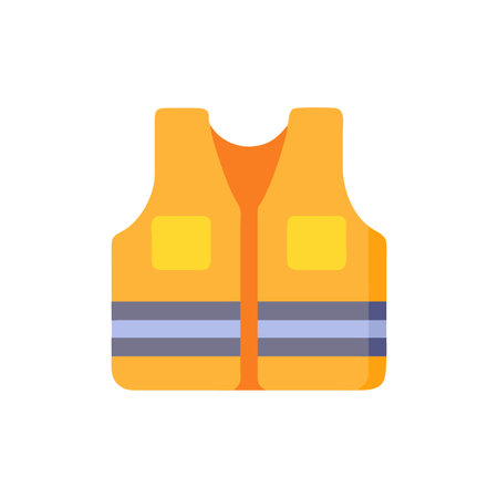 Safety Vest Icon for Visibilityのイラスト素材