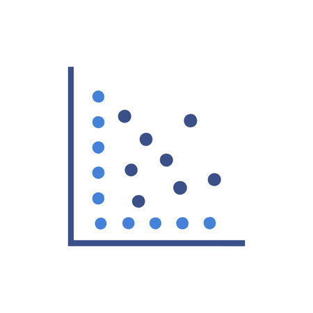 Dynamic Scatter Plot Designのイラスト素材