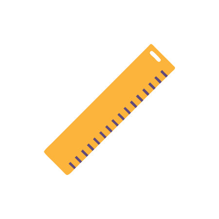 Single Ruler Icon for Measurementのイラスト素材