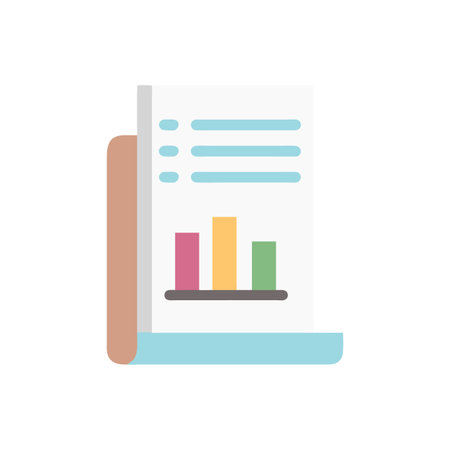 Icon for Charts in Study Programsのイラスト素材