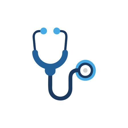Classic Stethoscope Iconのイラスト素材