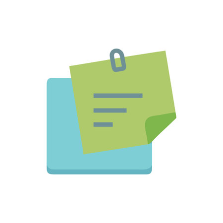 Classic Sticky Note Illustrationのイラスト素材