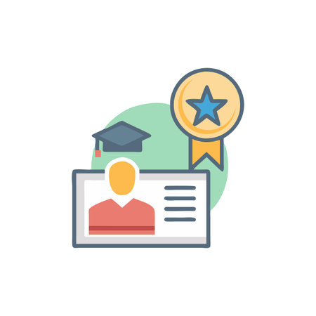 Vibrant Student Achievement Designのイラスト素材