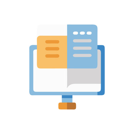 Icon for Study Tabs and Organizationのイラスト素材