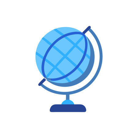 Globe Stand Iconのイラスト素材