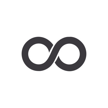 Elegant Infinity Symbol Artworkのイラスト素材