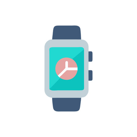 Smartwatch Icon for Wearable Technologyのイラスト素材