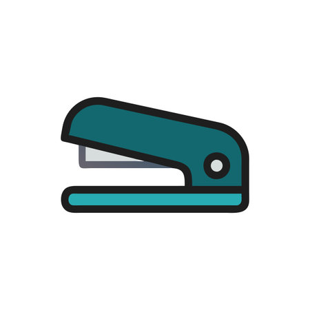 Modern Stapler Design Iconのイラスト素材