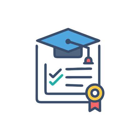 Icon for Study Achievements and Successのイラスト素材