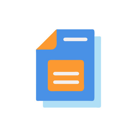 Study File Icon for Document Organizationのイラスト素材
