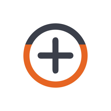 Icon for Plus Operations in Mathematicsのイラスト素材