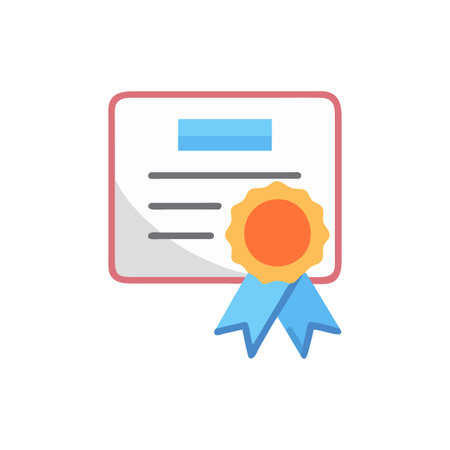 Stylish Learning Award Iconのイラスト素材