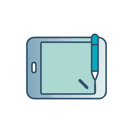 smartphone device icon over white background vector illustration line and fill styleのイラスト素材