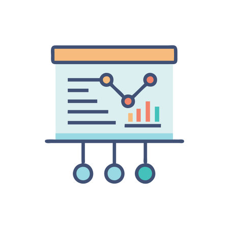 Chart design, Infographic data information business analytics and visual presentation theme Vector illustrationのイラスト素材