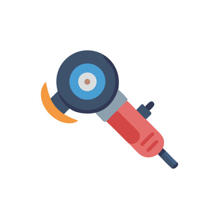 Creative Angle Grinder Design Graphicのイラスト素材