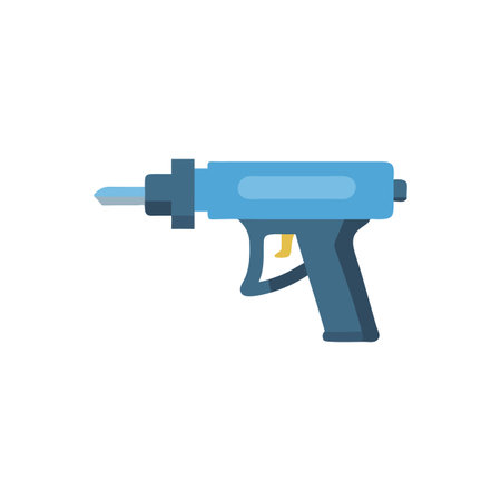 Stylish Adhesive Gun Graphic Illustrationのイラスト素材