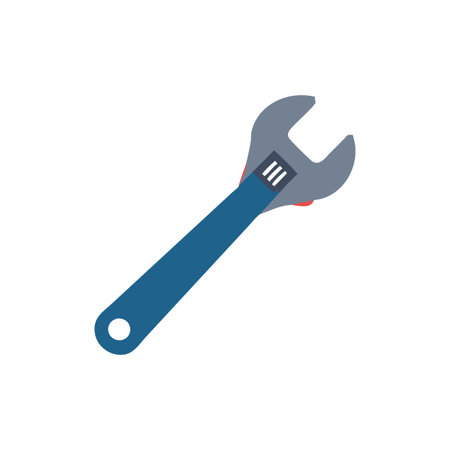 Creative Adjustable Spanner Icon Designのイラスト素材