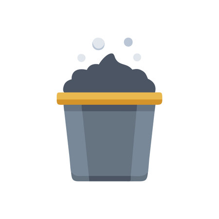 Dynamic Ash Bucket Graphic Illustrationのイラスト素材