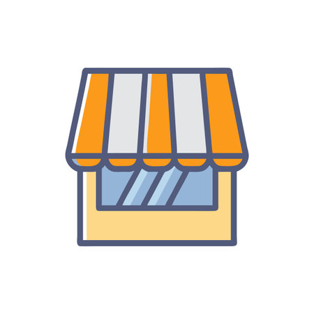 Stylish Awning Window Graphic Designのイラスト素材