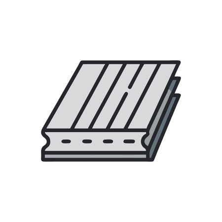 Aluminum Sheet Design Vector Illustrationのイラスト素材