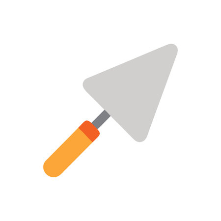 Creative Bricklayer Trowel Icon Designのイラスト素材