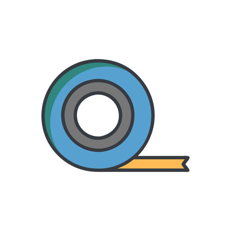 Butyl Tape Design Icon Representationのイラスト素材
