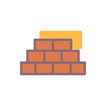 Building Brick Design Graphic Illustrationのイラスト素材