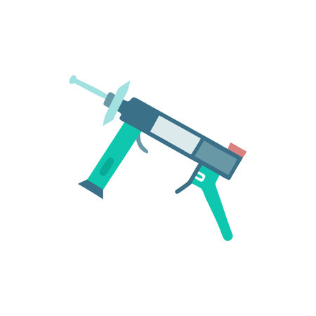 Dynamic Caulking Gun Graphic Illustrationのイラスト素材
