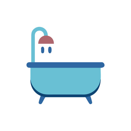 Creative Bathtub Graphic Illustrationのイラスト素材