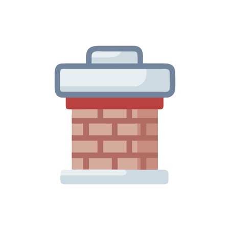 Chimney Cap Icon Design Illustrationのイラスト素材